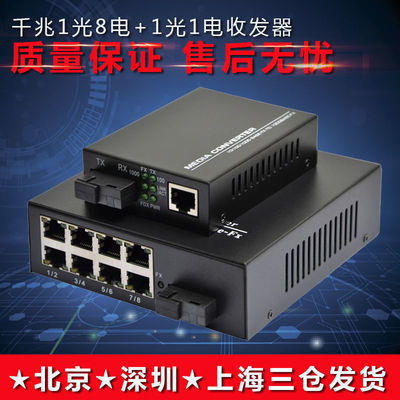 千兆光纖網絡核心設備解析 Haohanxin 1光4電與1光1電單模單纖收發器加強版